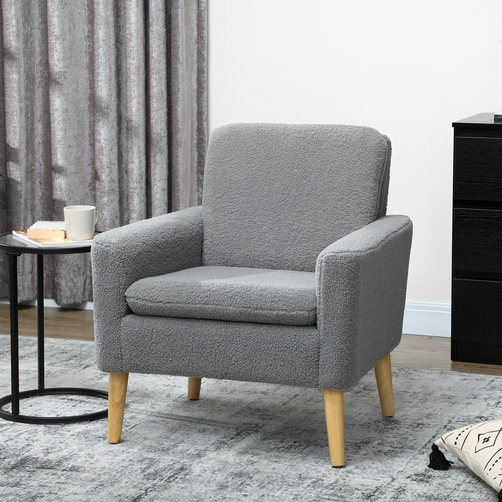HOMCOM Armchair in Grey