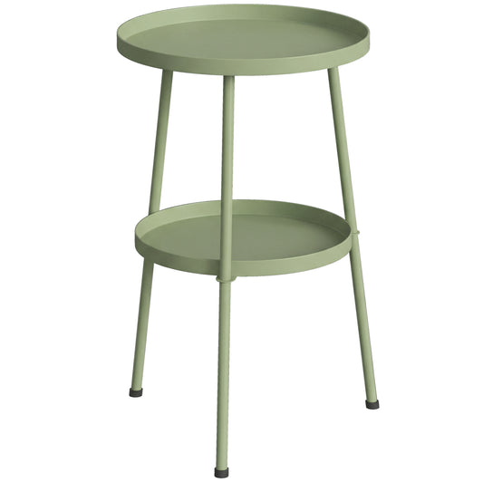 Outsunny Patio Side Table in Light Green
