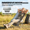 Outsunny Camping Chair for Adults Heavy Duty Folding Camp Chair with Side Pocket and Carry Bag Light Grey