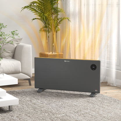 HOMCOM 2000W Electric Convector Heater in Grey