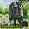 V-Shaped Fishing Float Tube with Adjustable Backpack Straps-Camouflage