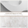 Outsunny Set of 14 Dining Set Cushions - Cream