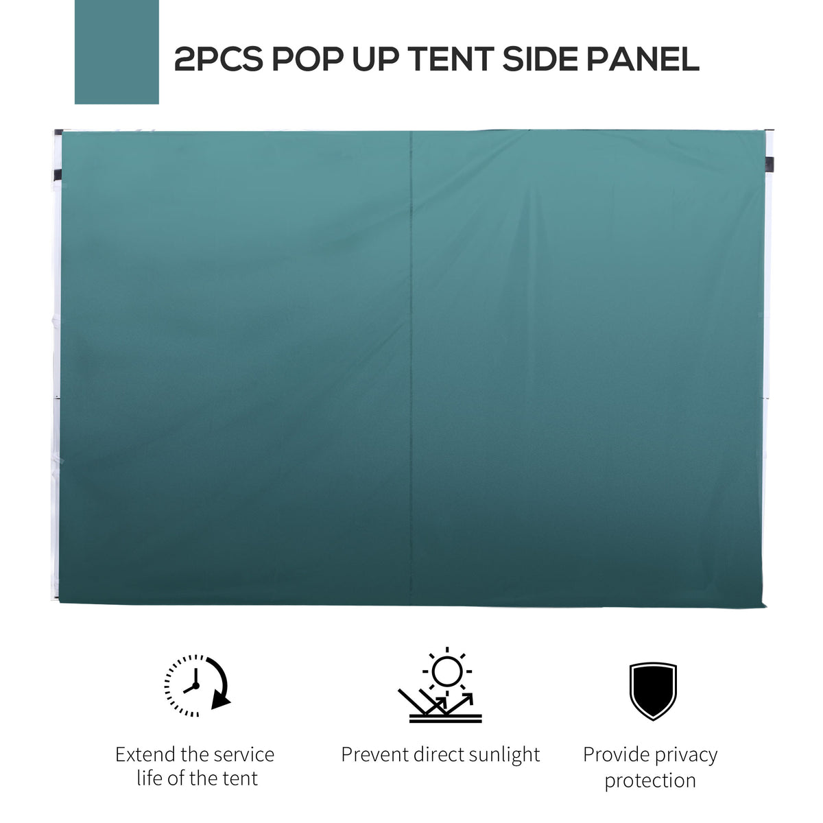 Outsunny 2.95 Meters Gazebo in Dark Green