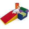 Foam Climbing Blocks with PU Cover for Toddlers 1-3-Purple