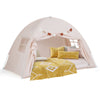 Foldable and Portable Canopy Tent on Twin Bunk Bed with 2 Windows-Beige