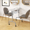 Portable Folding Manicure Nail Table with Electric Dust Collector-White