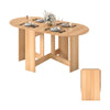 Folding Wooden Multifunctional Dining Table-Natural