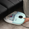 Foot Spa Bath Massager with Heat Bubbles and Remote Control-Blue