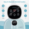 Foot Spa Bath Massager with Heat Bubbles and Remote Control-Blue