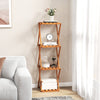 Free Standing Shoe Rack with Sturdy Wood Frame and Stable X-shaped Structure