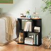 3-Tier Freestanding Bookshelf for Home Office-Black