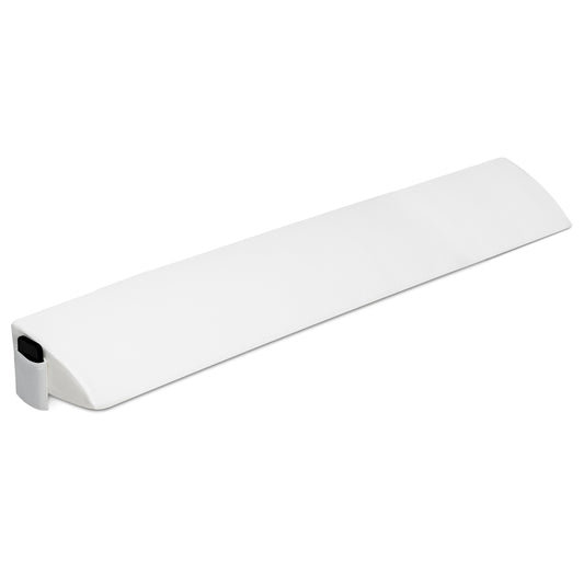Full/Queen Size Bed Wedge Pillow with Side Pocket-Queen size, a white wedge pillow for beds