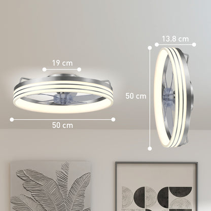 HOMCOM Ceiling Fans in Silver