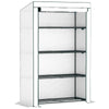 Outsunny Four-Tier Mini Greenhouse - Green/White