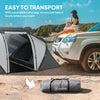 Outsunny 4-6 Man UV Protection Camping Tent - Charcoal Grey and White
