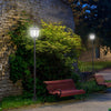 Outsunny Outdoor Garden Solar Post Lamp Sensor Light LED Lantern Bollard Pathway Torch Light 1.77m Tall