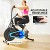 SPORTNOW Exercise Bike with Adjustable Seat, LCD Display for Home Gym