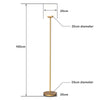 Globe Lamp Cover Floor Lamp with Acrylic Lampshade-Golden