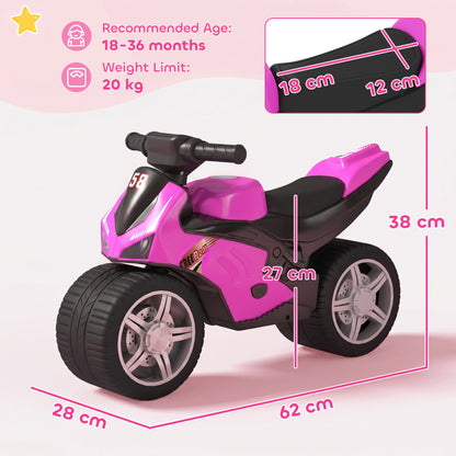 AIYAPLAY Balance Bike in Pink