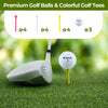 Complete Golf Accessories Set with Golf Balls Golf Tees Golf Towel Golf Belt and Golf Hat