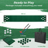 11 FT Indoor Outdoor Putting Green Mat with 2 Adjustable Putters