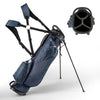 Golf Stand Bag with 4 Way Dividers-Blue