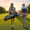 Golf Stand Bag with 4 Way Dividers-Dark Green