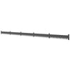 Outsunny 5pcs Garden Fence, Metal Picket Fence Panels, 115x15cm, Black