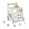 Multifunctional Ice Cream Cart Toy with Sweet Accessories and Smooth Wheels-Green