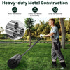 48 L Lawn Roller Steel Lawn Rolling Machine-Black