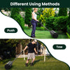 48 L Lawn Roller Steel Lawn Rolling Machine-Black