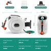 15+1M and 20+2M Wall Mounted Hose Reel Retractable Auto Rewind Watering-20+2M