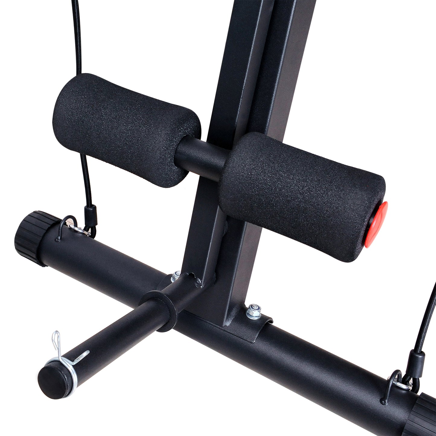 HOMCOM Adjustable Reclined Dumbbell Bench Weight Lifting Set Folding Sit Up Ab Bench Home Training Gym Multiuse Workout Exercise Fitness with 2 x 4kg Dumbbells