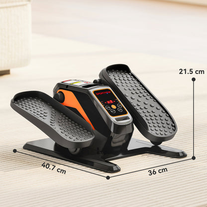 SPORTNOW Under Desk Elliptical Machine for Home, Electric Elliptical Machine with 12 Adjustable Speed, LED Monitor