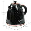 HOMCOM 3kW Rapid Boil Honeycomb Kettle - Black
