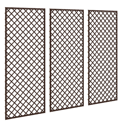 Outsunny Garden Trellis in a Natural Wood Finish