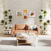 6-Tier Metal Plant Stand Heart-Shape Ladder Plant Shelves -Natural