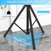 Height Adjustable TV Stand with 35 KG Weight Capacity and Non-slip Foot Pad