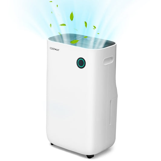 High-efficiency Dehumidifier 40L/Day with 5 Modes and 2 Speed emitting fresh air