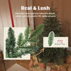 HOMCOM 5ft Artificial Christmas Tree with Realistic Branches, Easy Assembly - Green