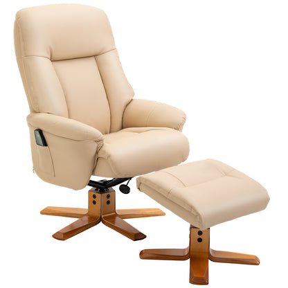 HOMCOM 10-Point Massage Sofa in Beige