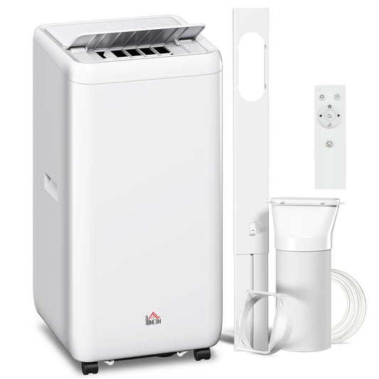 HOMCOM 12,000 BTU 5-in-1 Mobile Air Conditioner in White