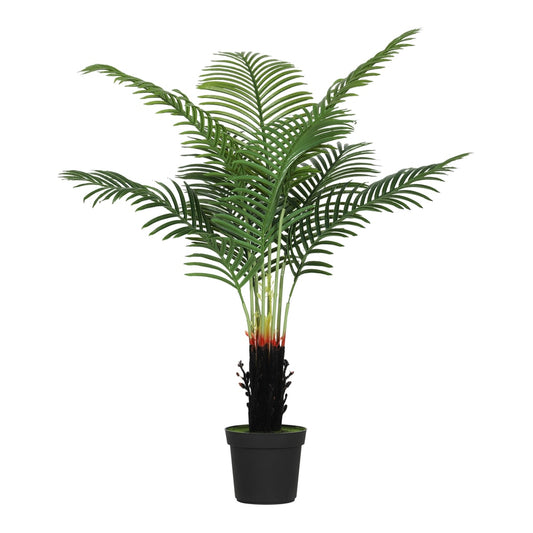 HOMCOM 120cm Artificial Areca Palm Tree in Green