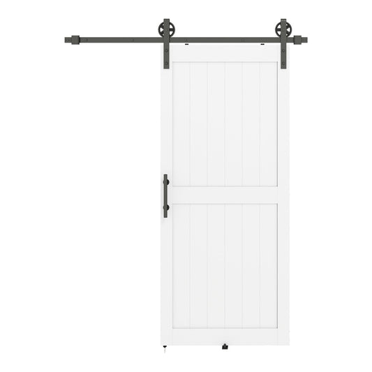 HOMCOM 183cm Sliding Barn Door Kit shown against a plain white background