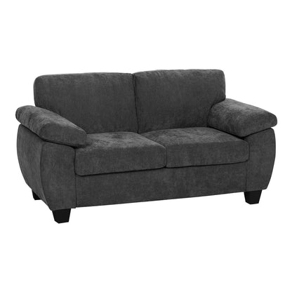 HOMCOM 2 Seater Sofa in Dark Grey
