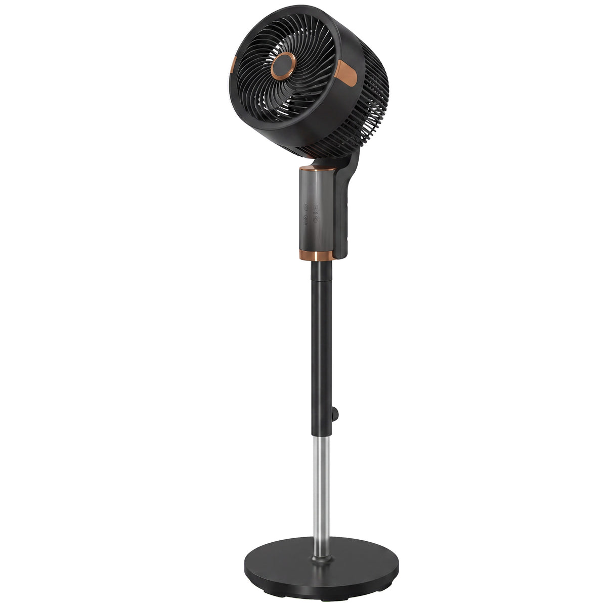 HOMCOM 20 dB Silent Standing Fan in Black