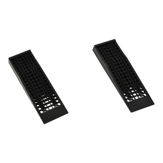 HOMCOM 2PCS Car Ramps shown from a high angle against a plain white background