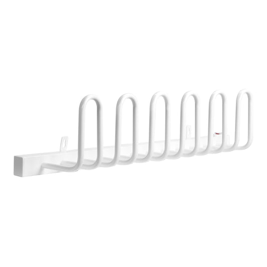 HOMCOM 3 Pairs Electric Shoe Dryer in white with six curved metal drying arms