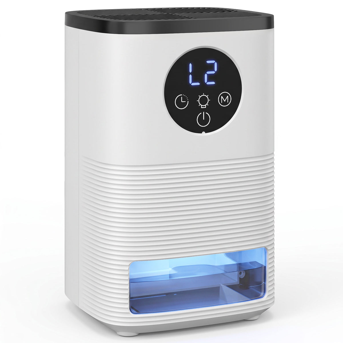 HOMCOM 300mL/Day Small Dehumidifier in White