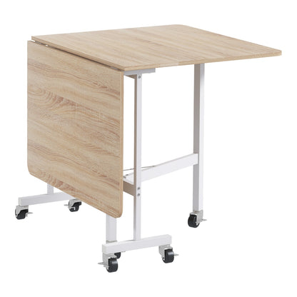 HOMCOM 4-6 Person Drop Leaf Dining Table